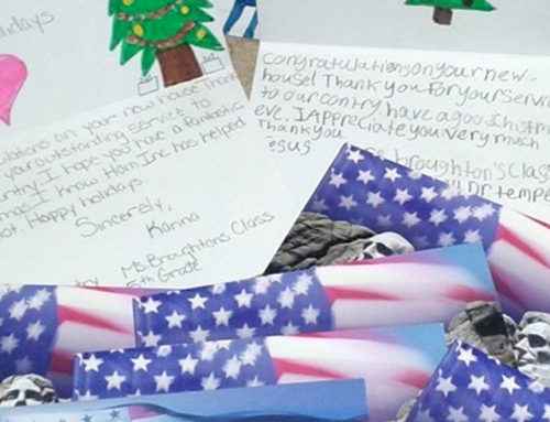 5th Graders Bring Holiday Cheer to Formerly Homeless Veterans