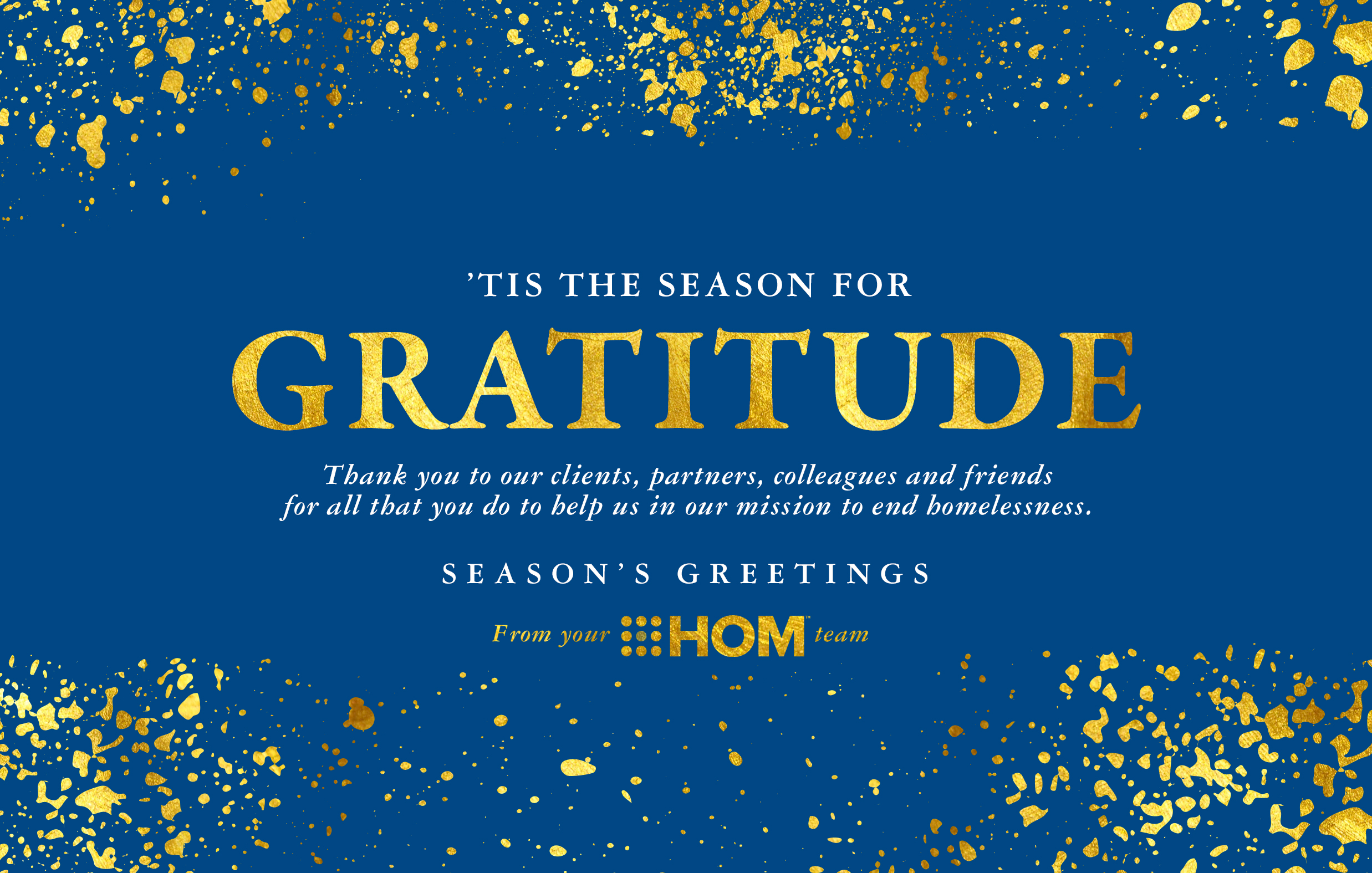 HOM Inc Holiday Card