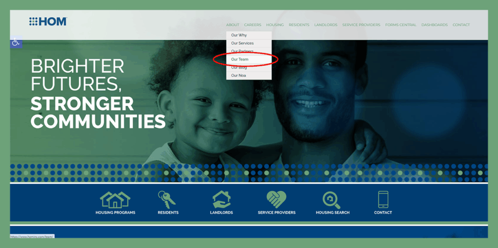 HOM homepage
