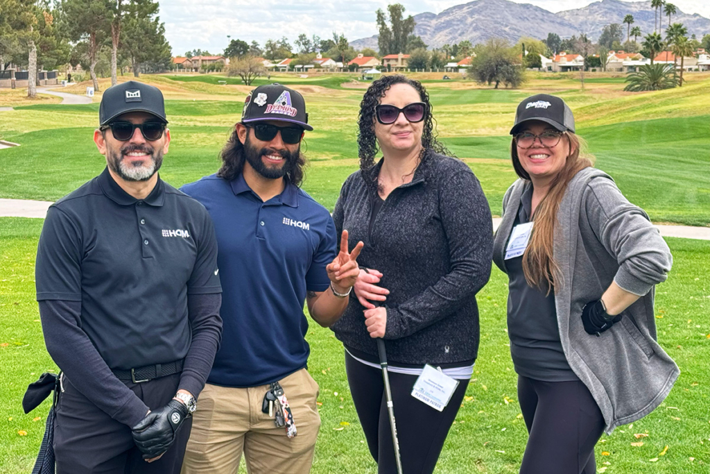 HOM employees go golfing